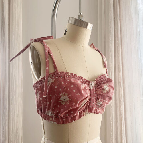 Frilly Knickers. Floral Liberty Cotton Panty Cute Ruffle Sleep